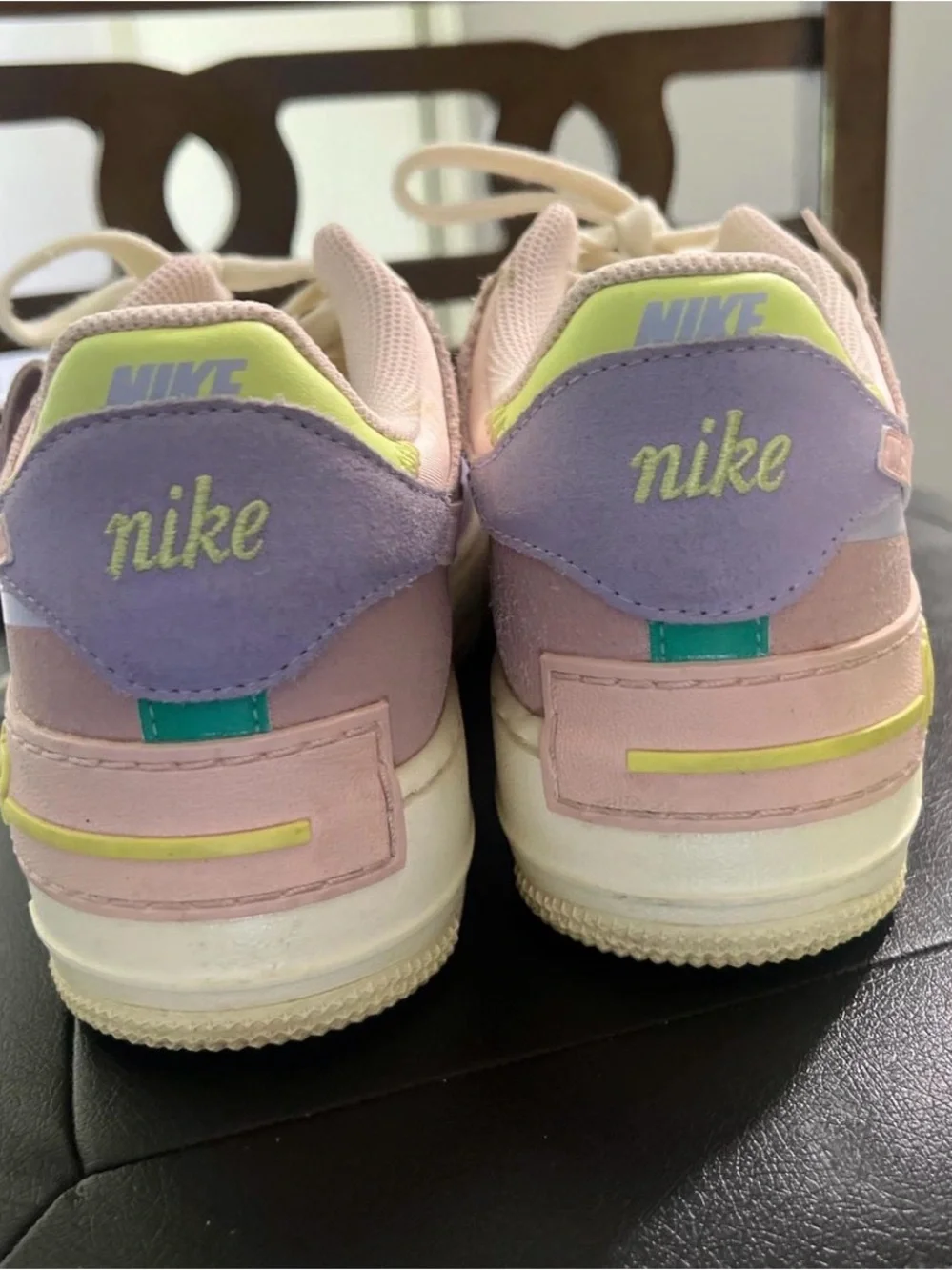 Nike Women’s Pastel Pink, Lavender & Cream Air Force 1s.